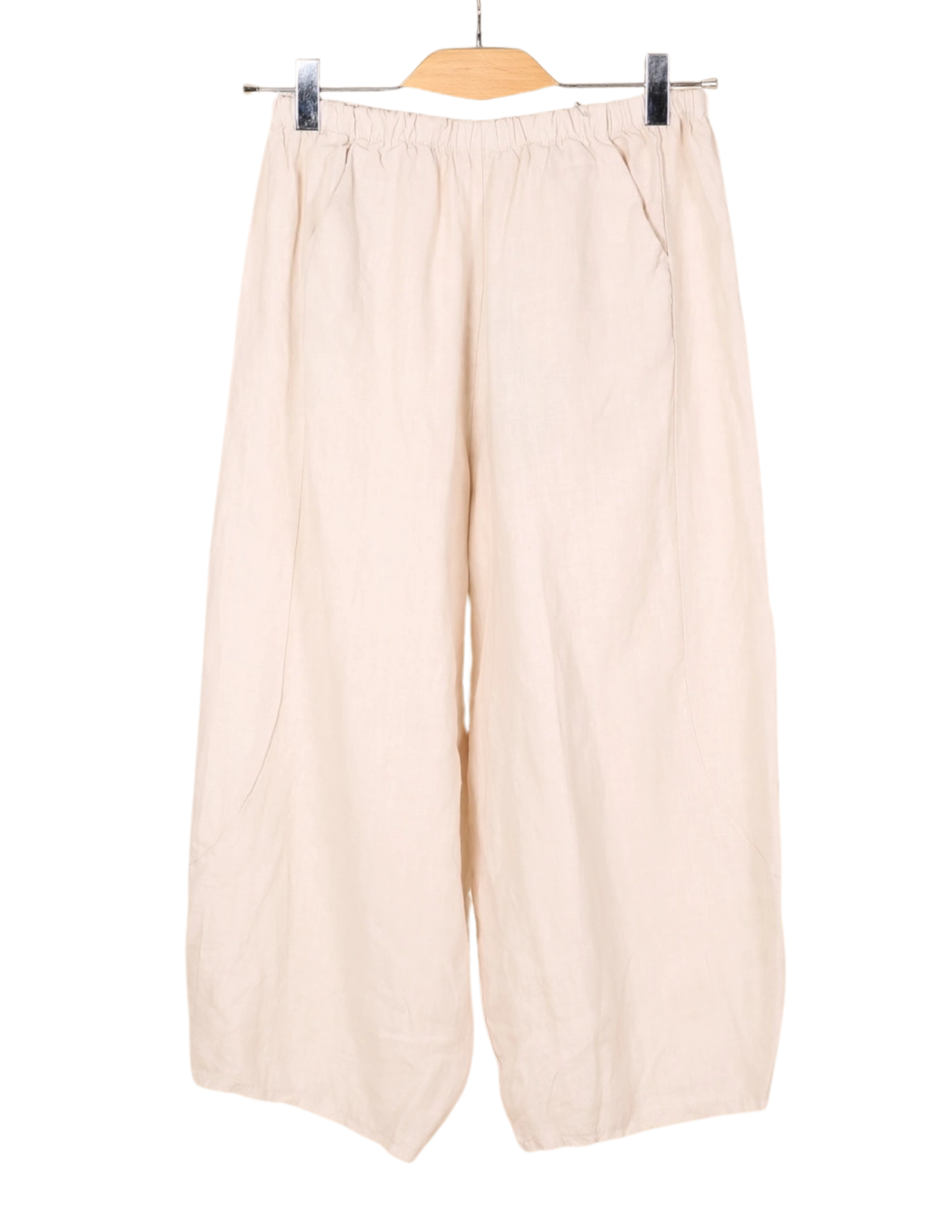 Linen Barrel Pants