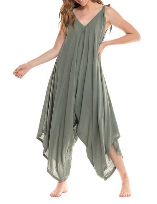 Solid Thai Cotton Romper