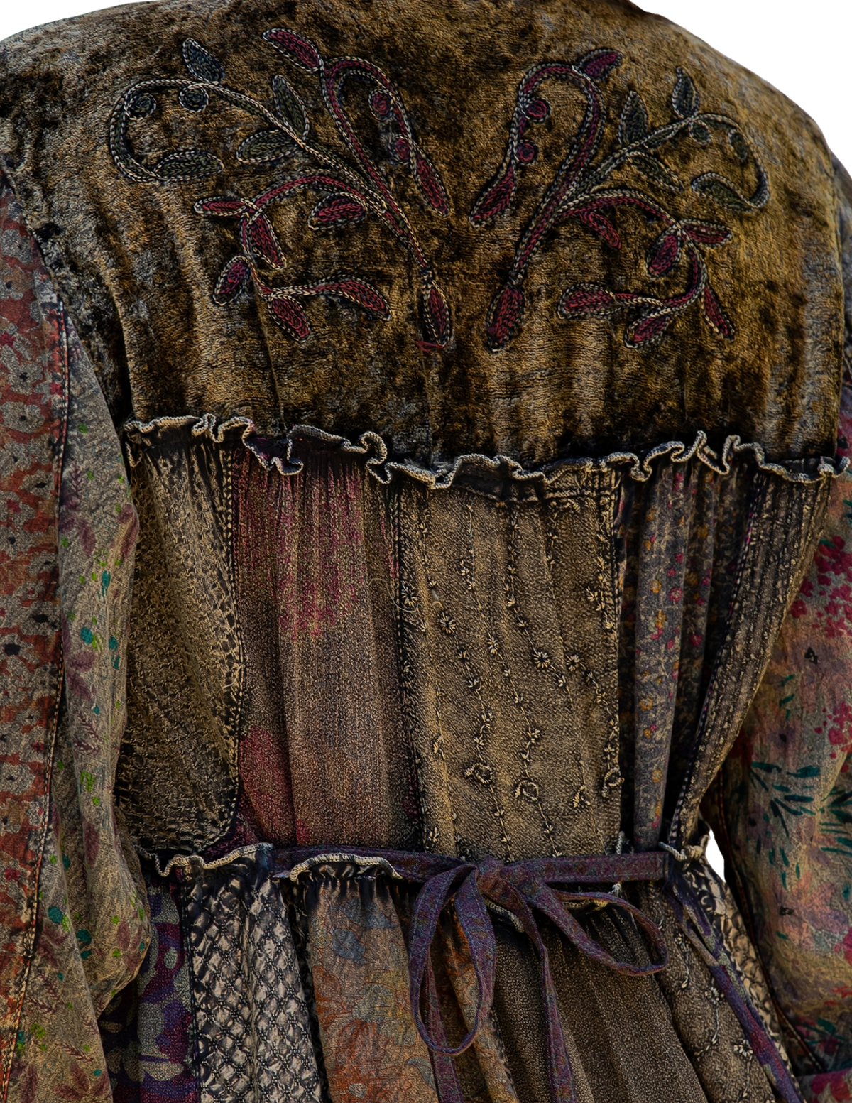 Artisan Embroidered Jhabla Shirt Dress