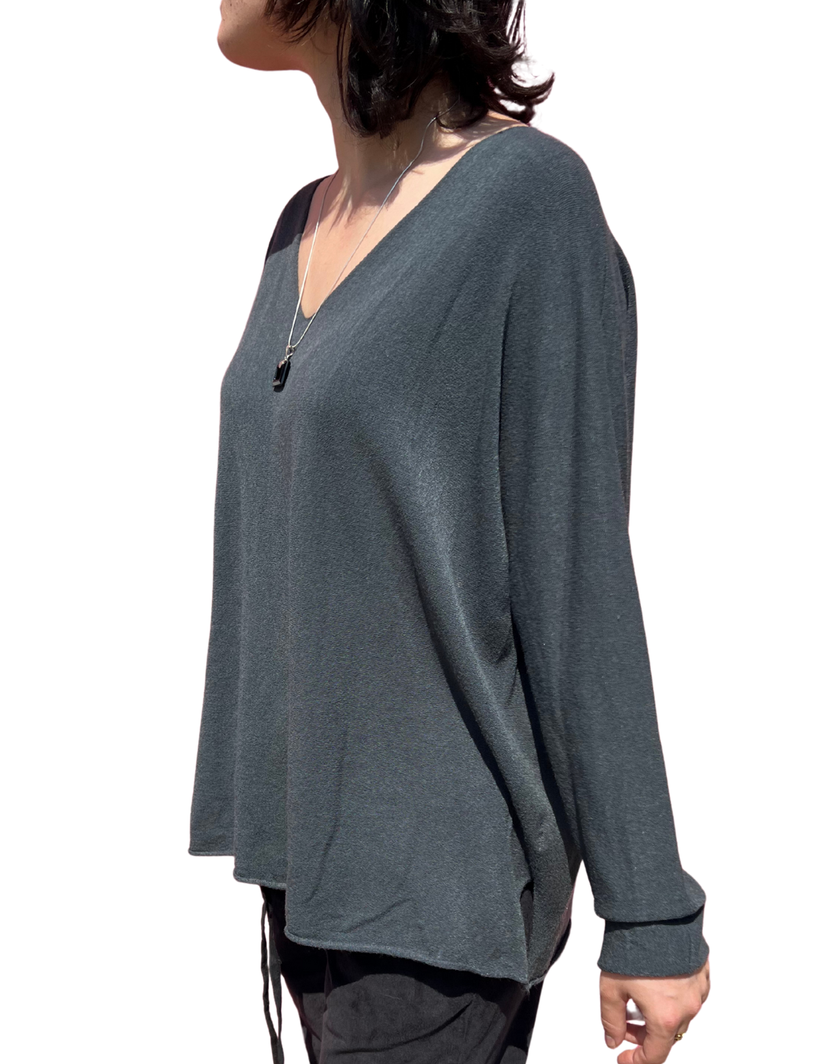 Cashmere Blend V-Neck Sweater