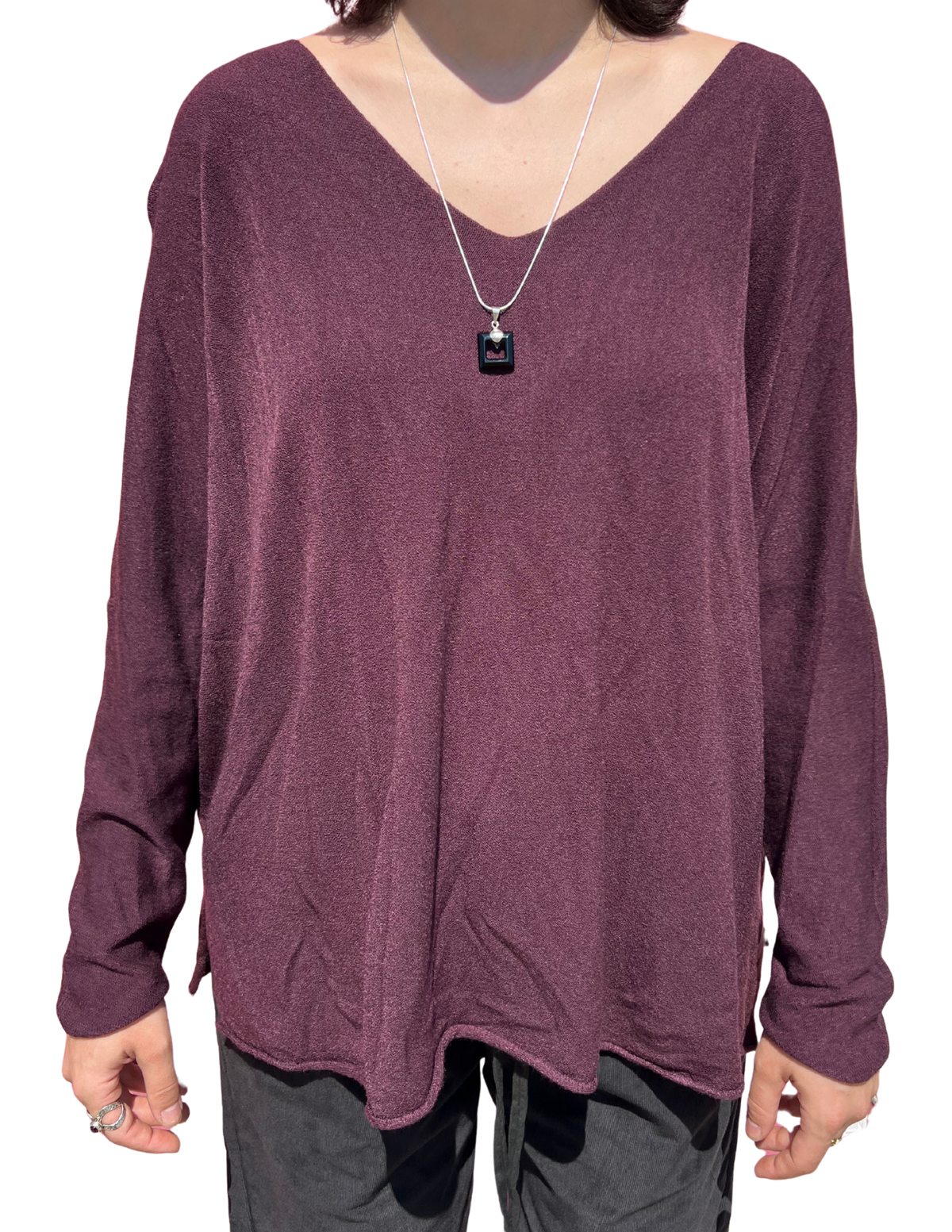 Cashmere Blend V-Neck Sweater