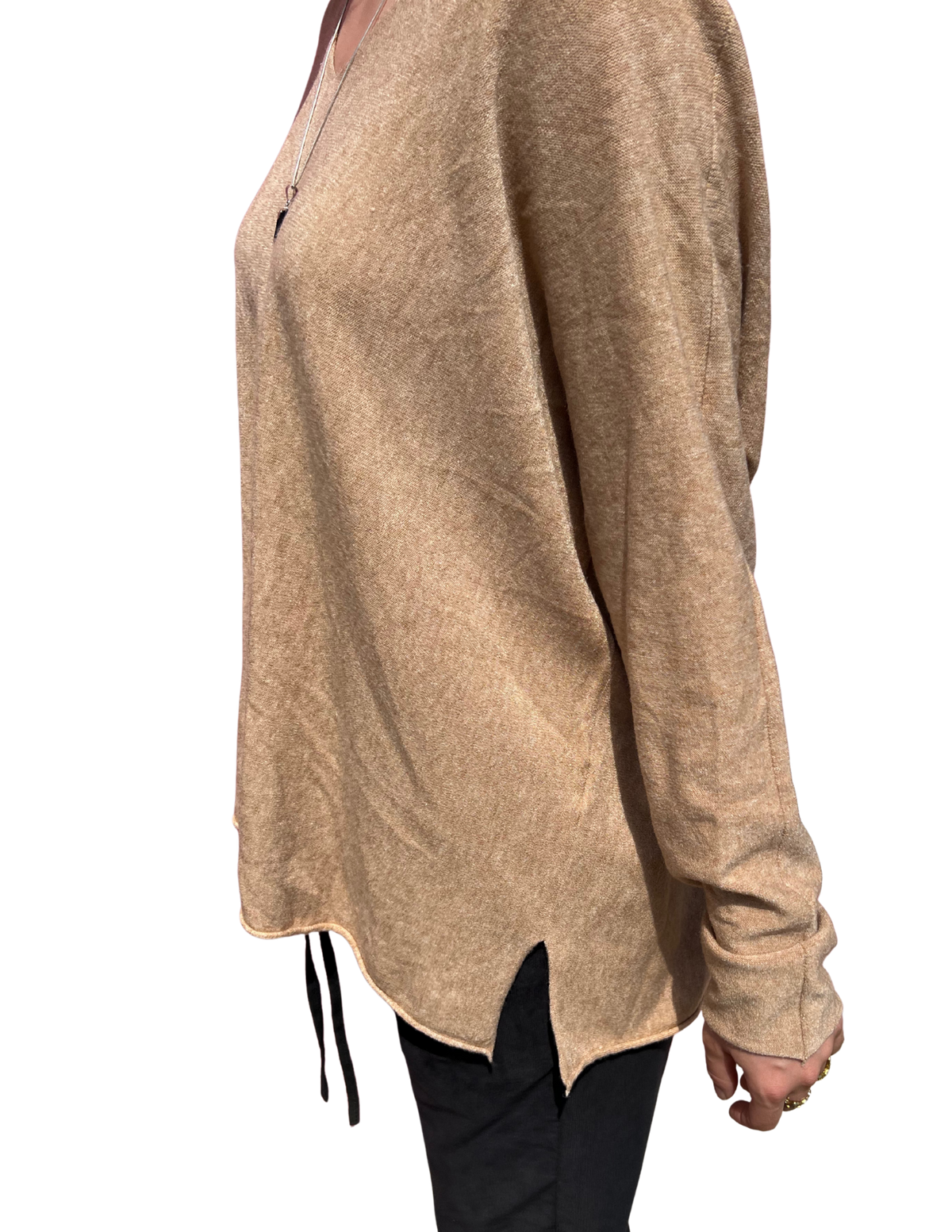 Cashmere Blend V-Neck Sweater