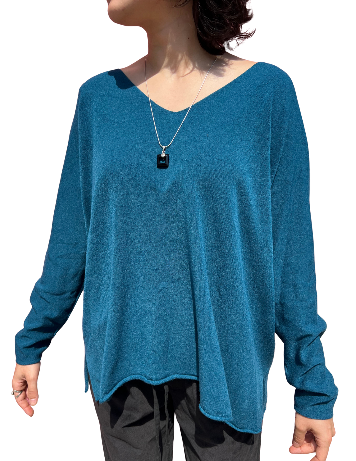 Cashmere Blend V-Neck Sweater