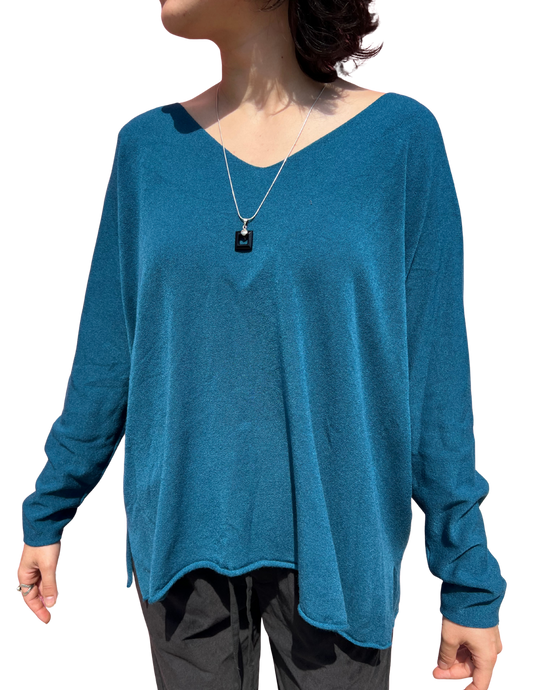 Cashmere Blend V-Neck Sweater