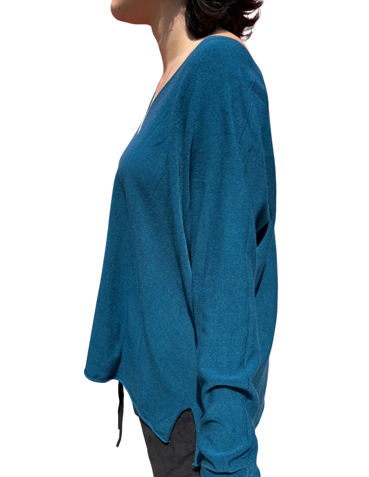 Cashmere Blend V-Neck Sweater