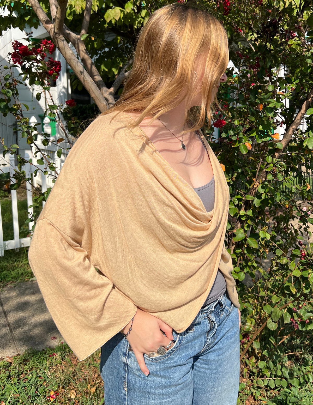 Criss Cross Lightweight Sweater