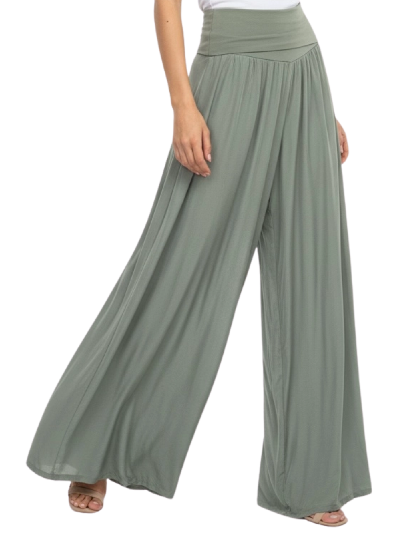 Silk Palazzo Pants
