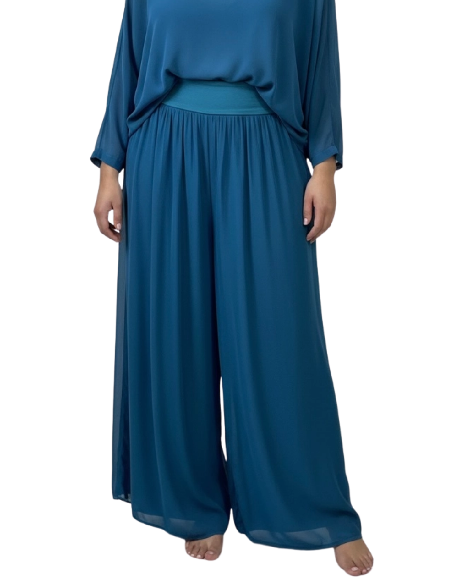 Silk Palazzo Pants