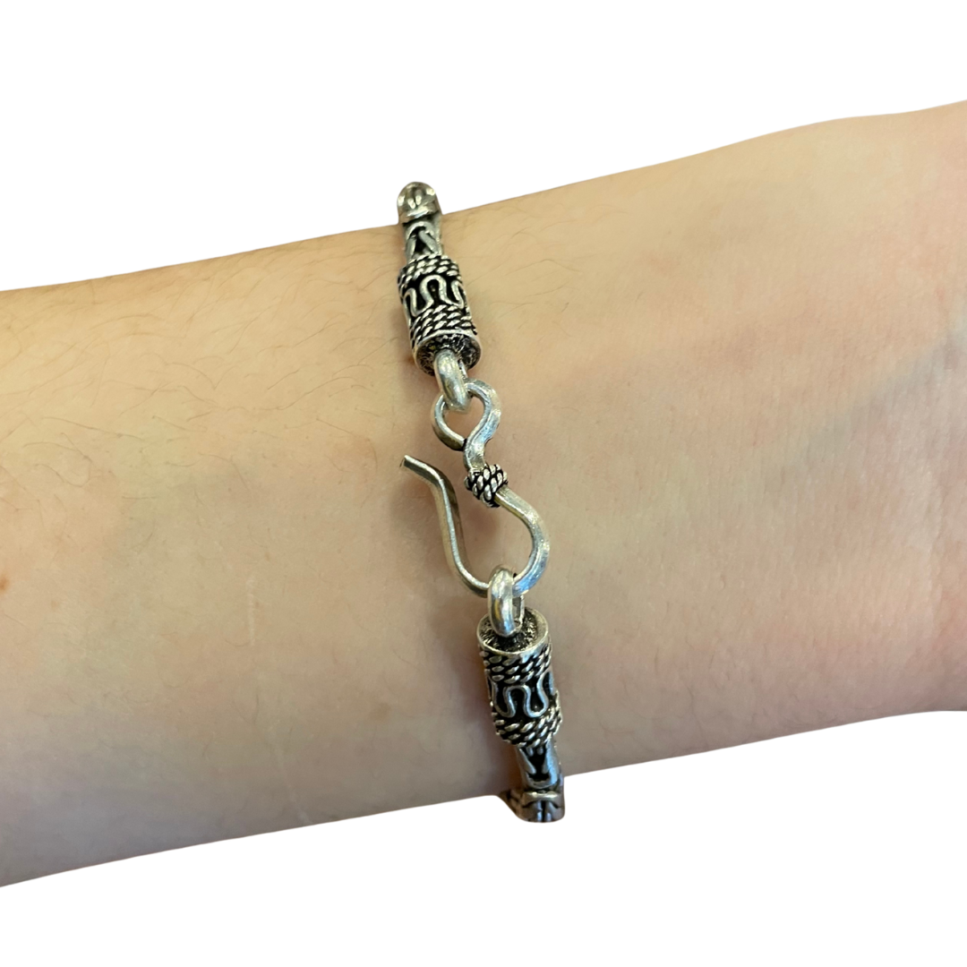 Byzantine Chain Sterling Silver Bracelet