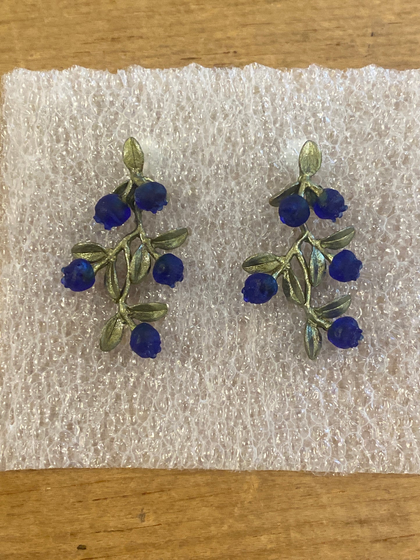 Blueberry Post Earrings
