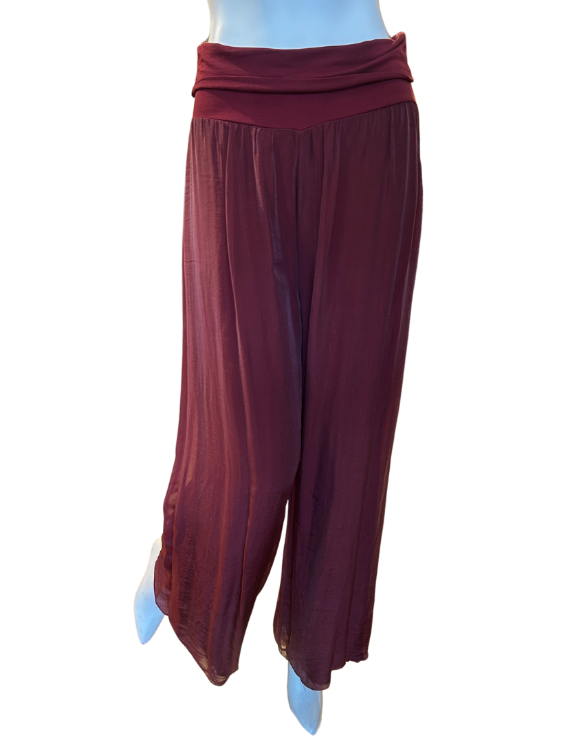 Silk Palazzo Pants