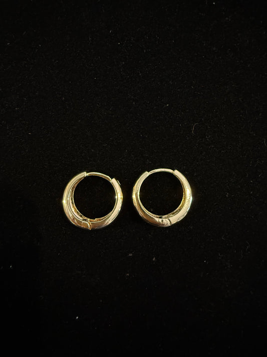 Gold Fill Huggie Earrings