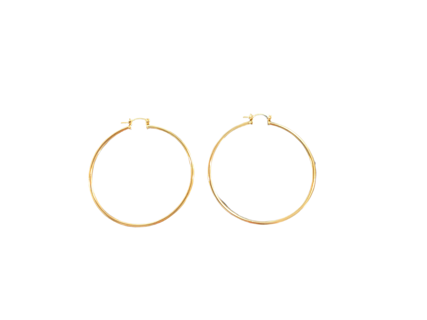 18k Gold Filled Plain Hoop