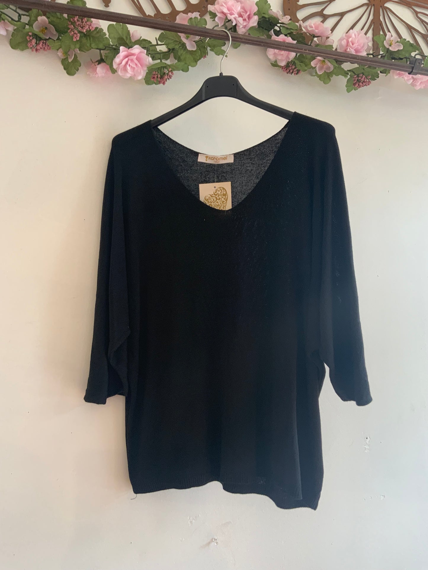 Lightweight V Neck Viscose Sweter