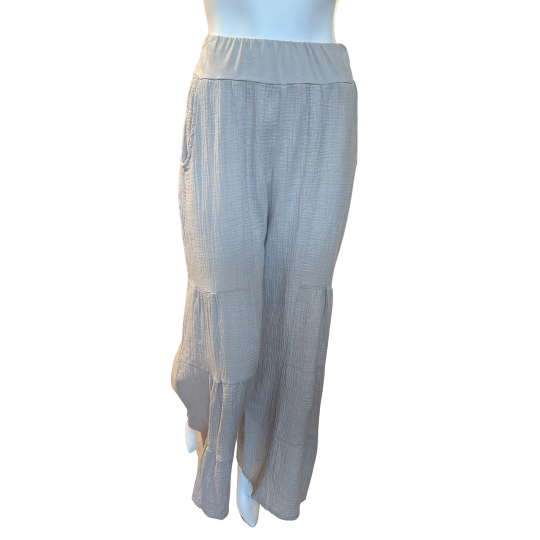 Cotton Palazzo Pants