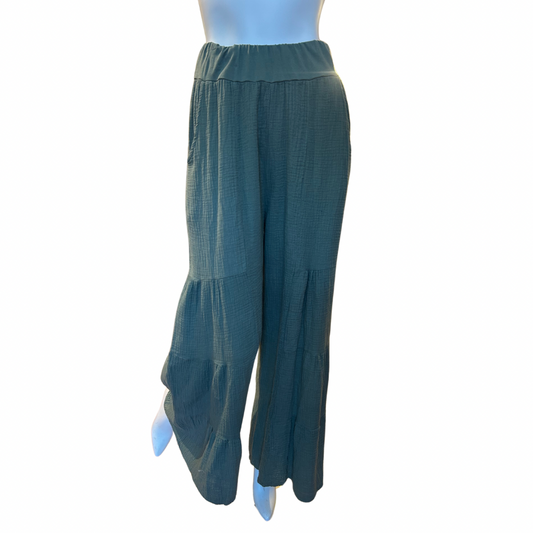 Cotton Palazzo Pants