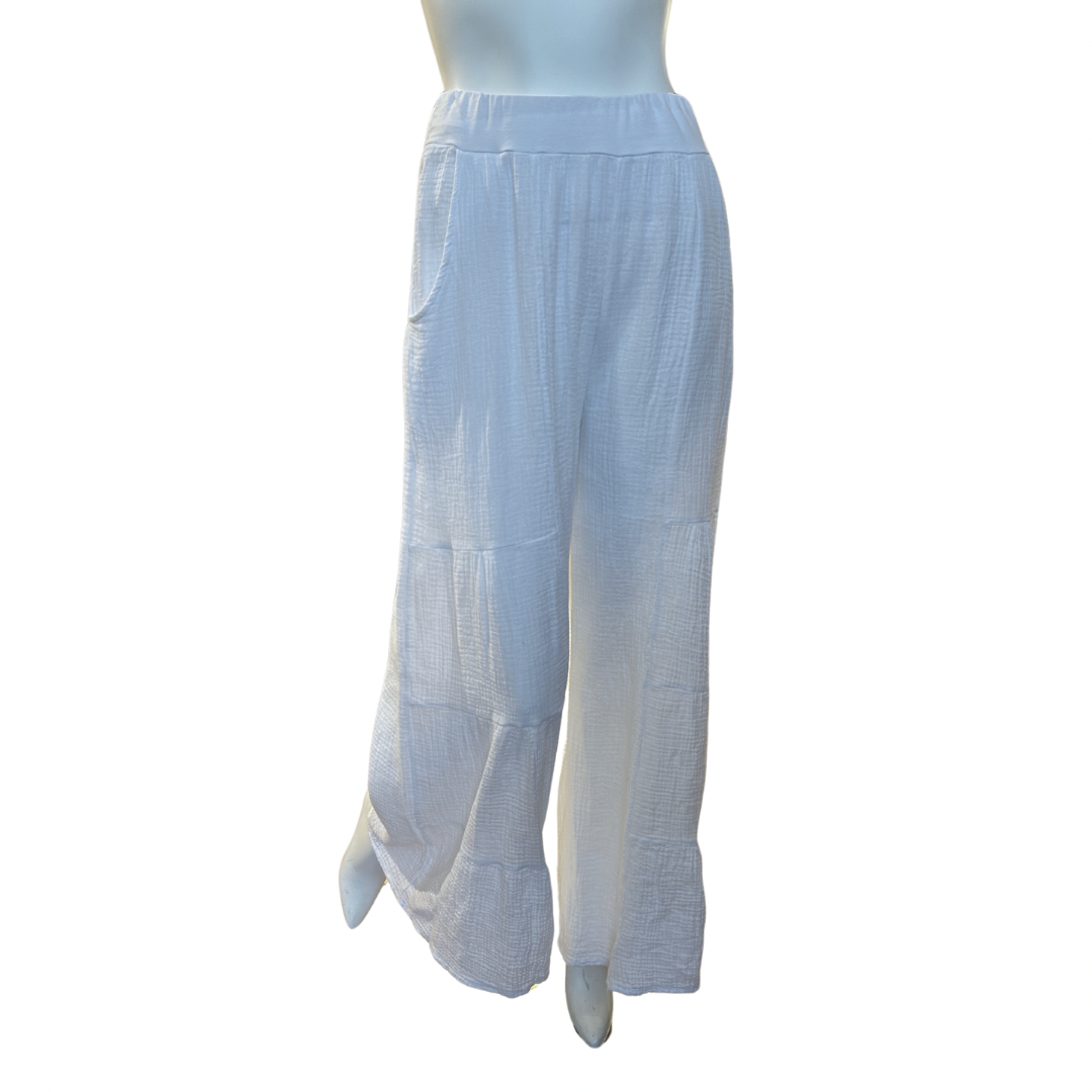 Cotton Palazzo Pants