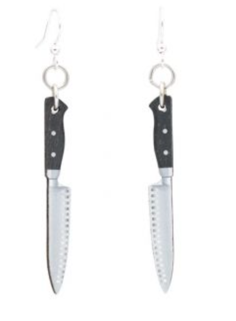 Chefs Knife Earrings