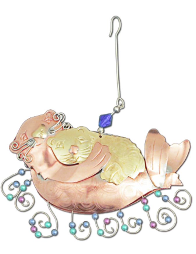 Momma and Baby Otter