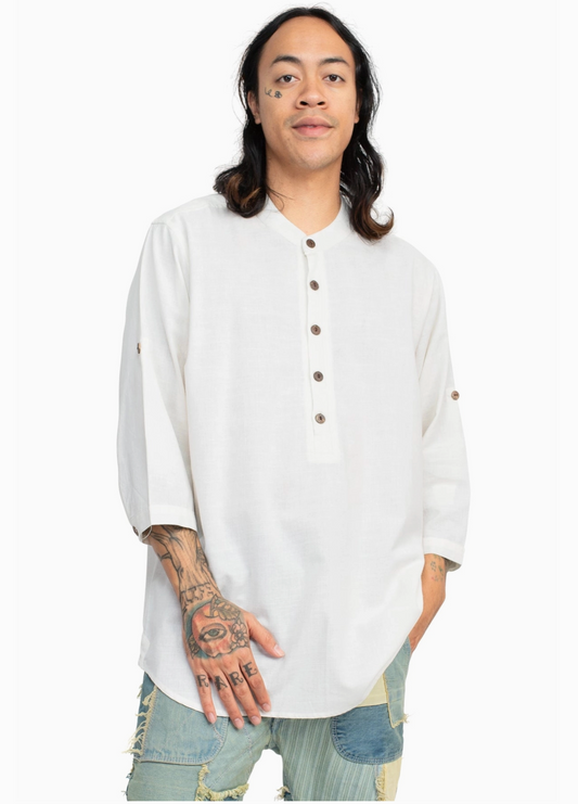 Homespun Henley 3/4 Sleeve Shirt