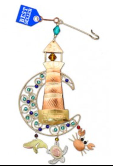 Moonbeam Lighthouse Ornament