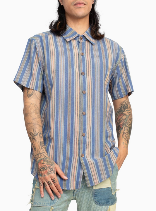 Vintage Striped Botton Down Shirt