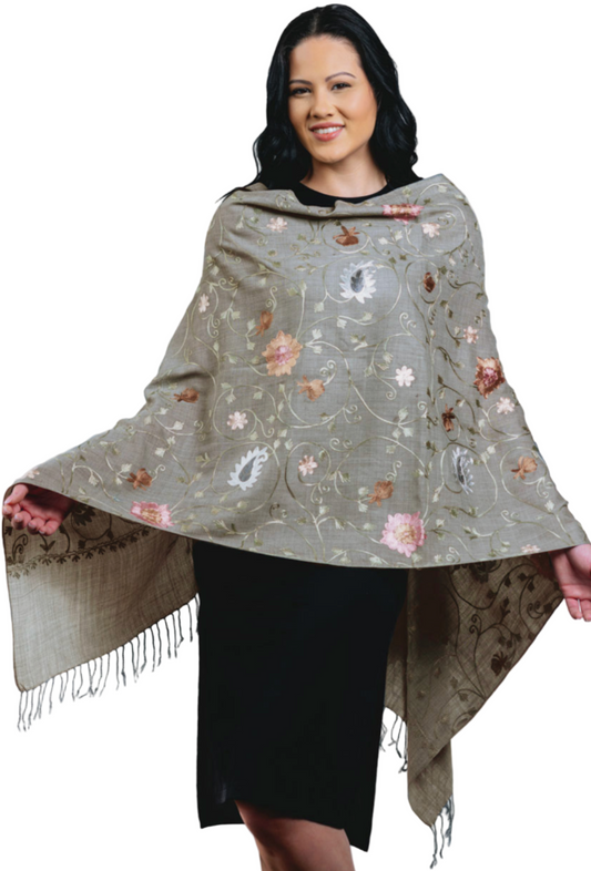 Embroidered Shawl