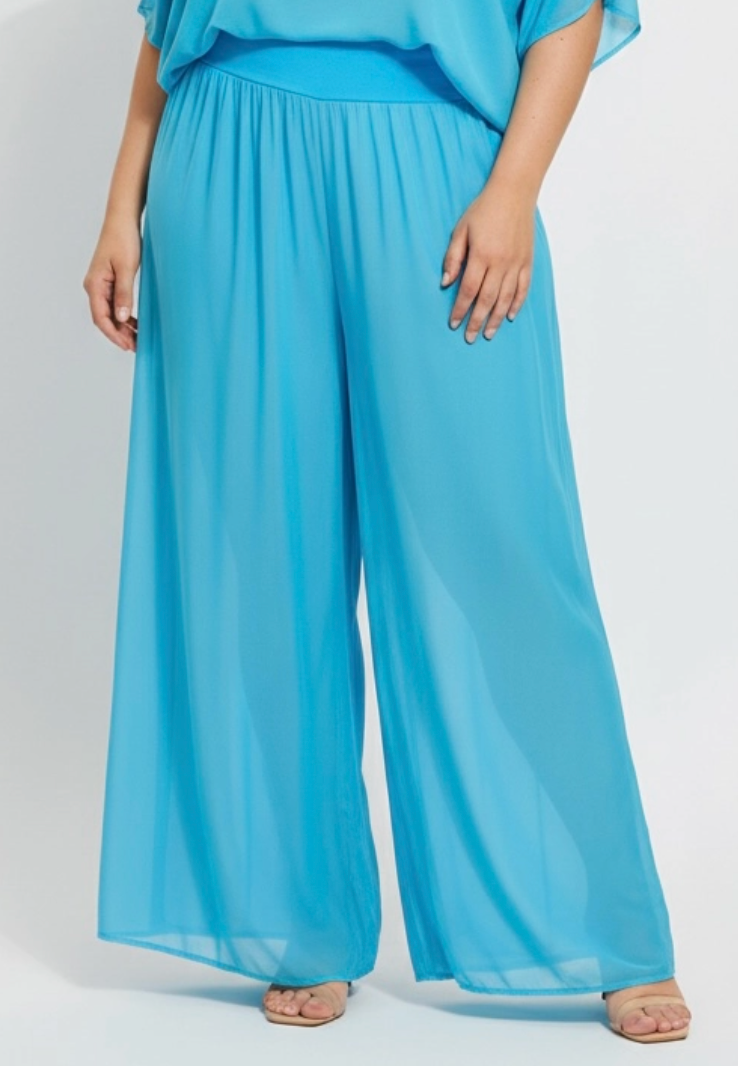 Silk Palazzo Pants