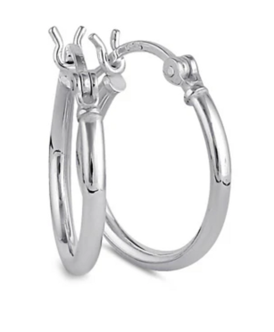 Sterling Silver Hoops