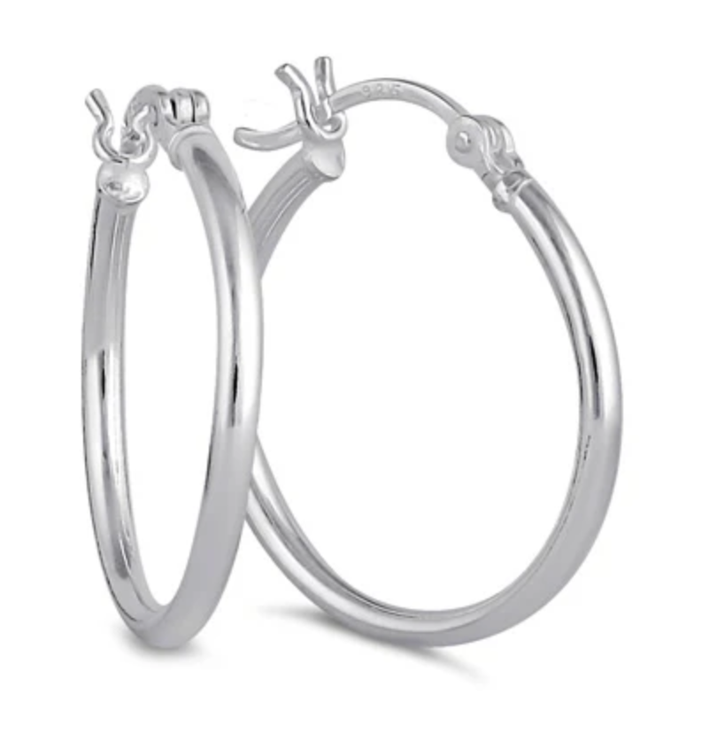 Sterling Silver Hoops