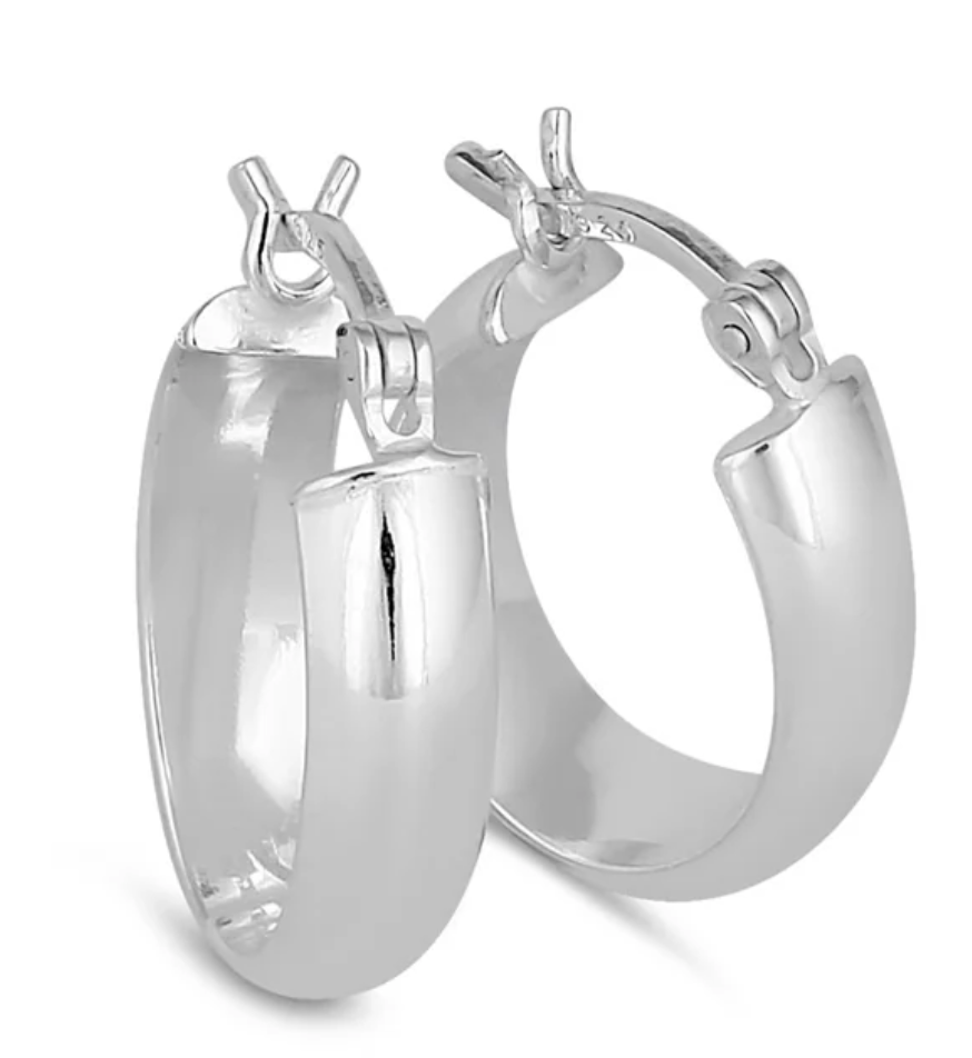 Sterling Silver Hoops