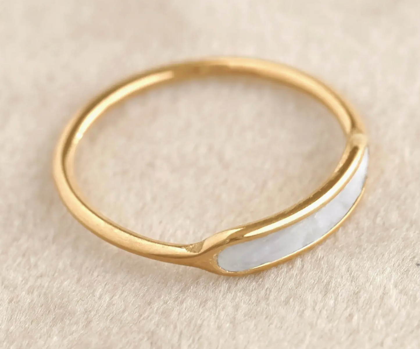 Dainty Mother of Pearl Ring