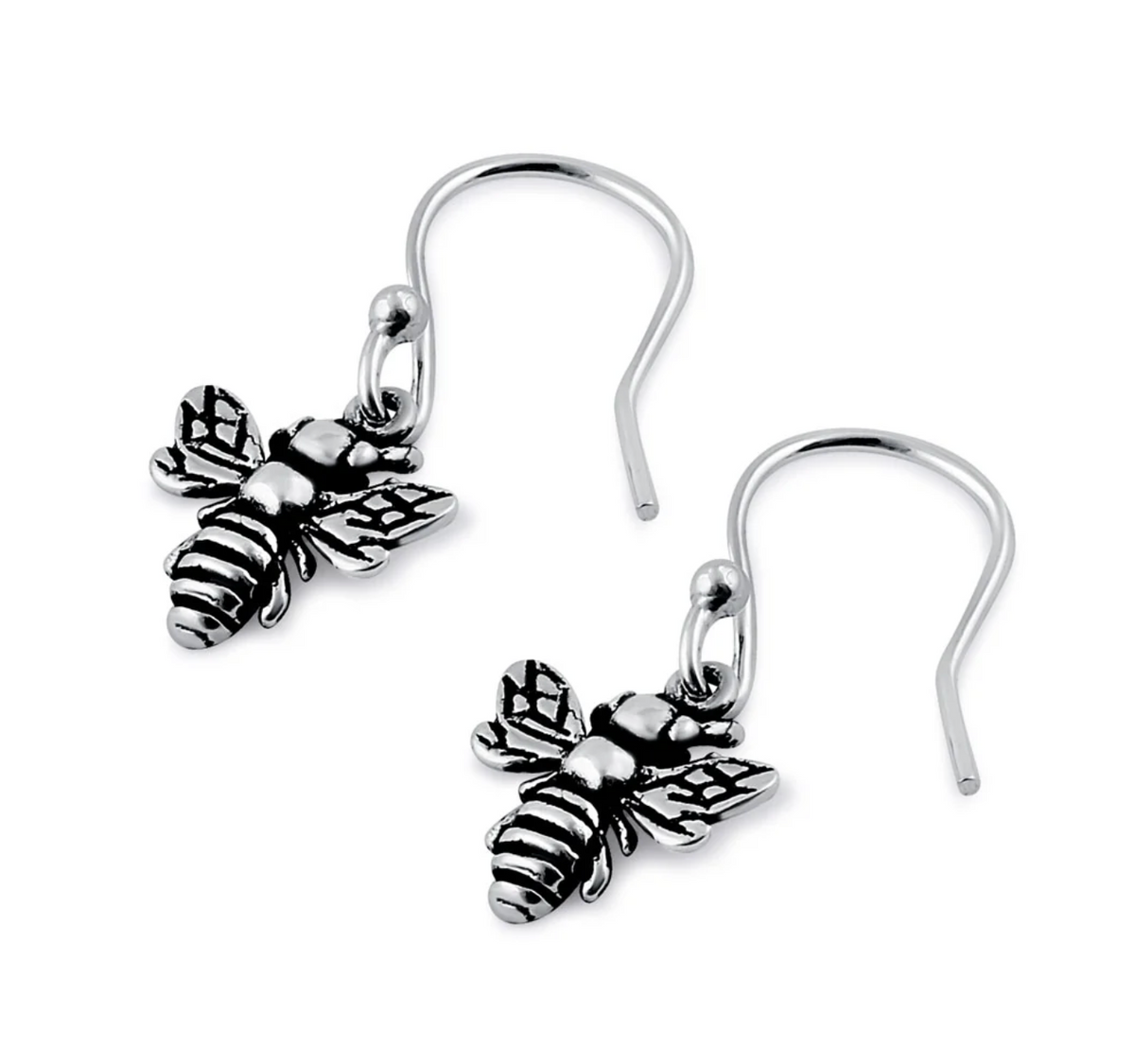 Sterling Silver Freeform Dangle Earrings