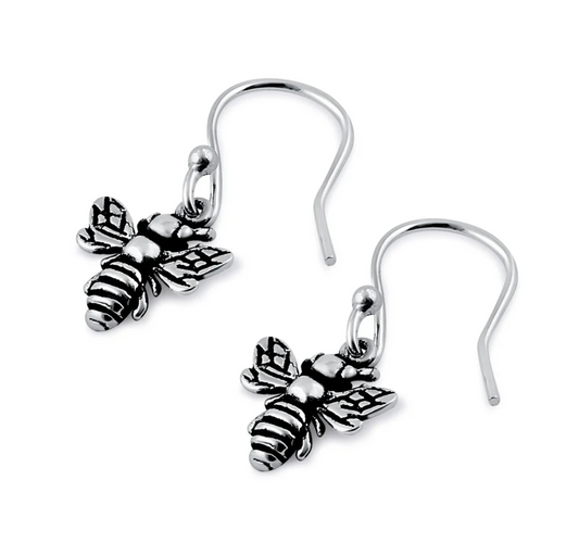 Sterling Silver Freeform Dangle Earrings