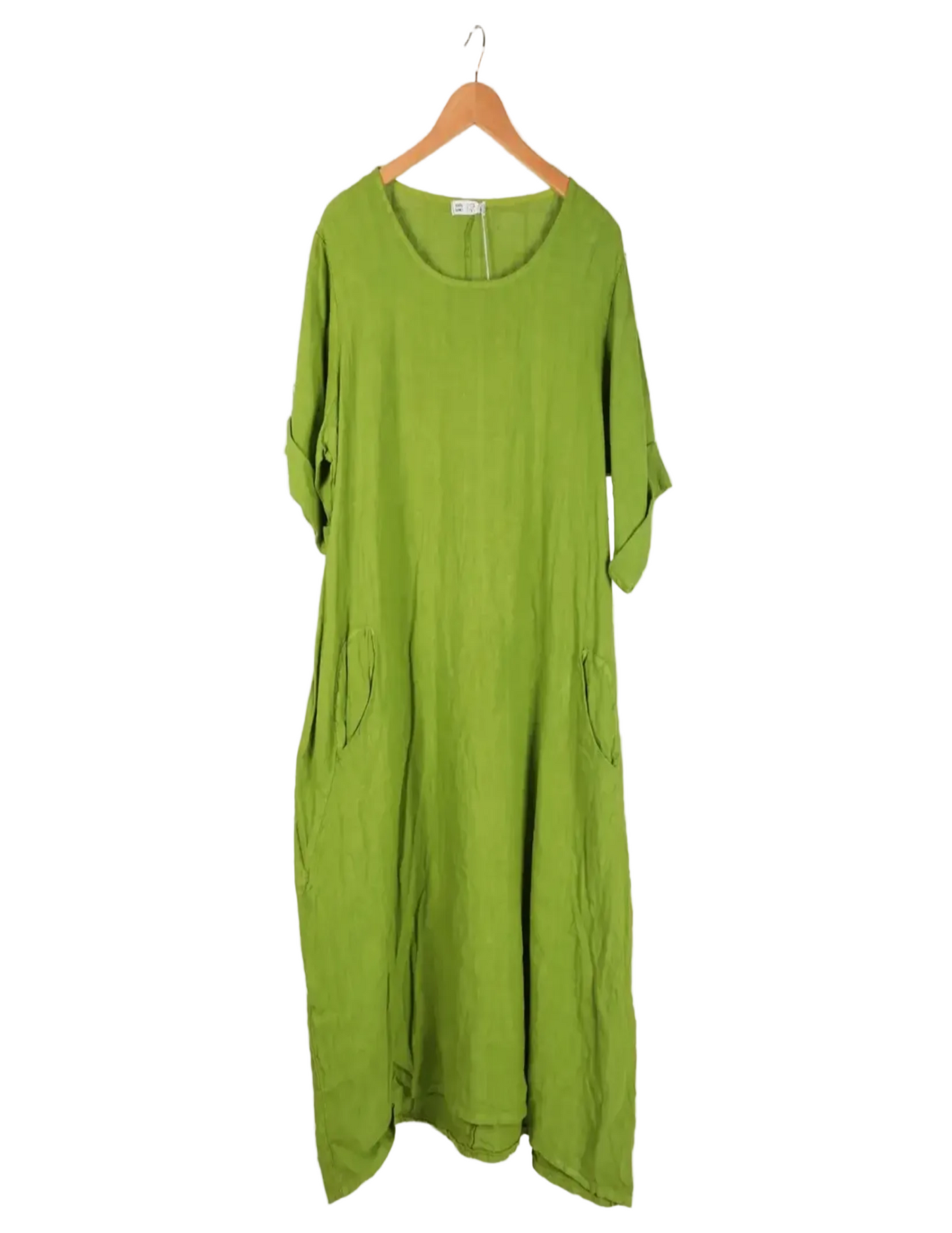 Round Neck Linen Dress