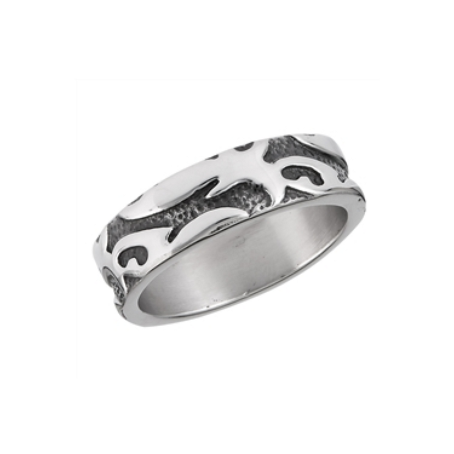 Stainless Steel Tattoo Ring