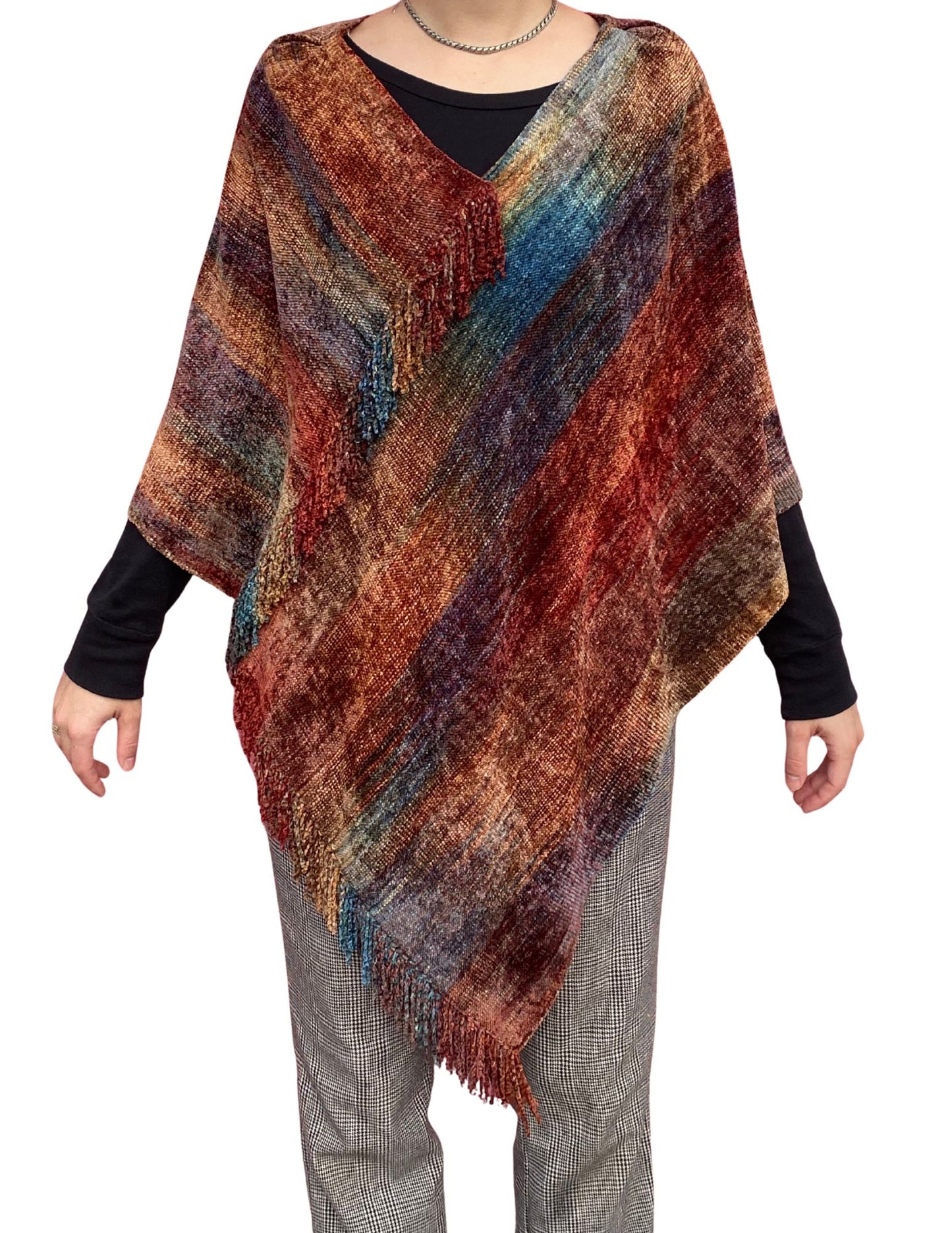 Chenille Poncho