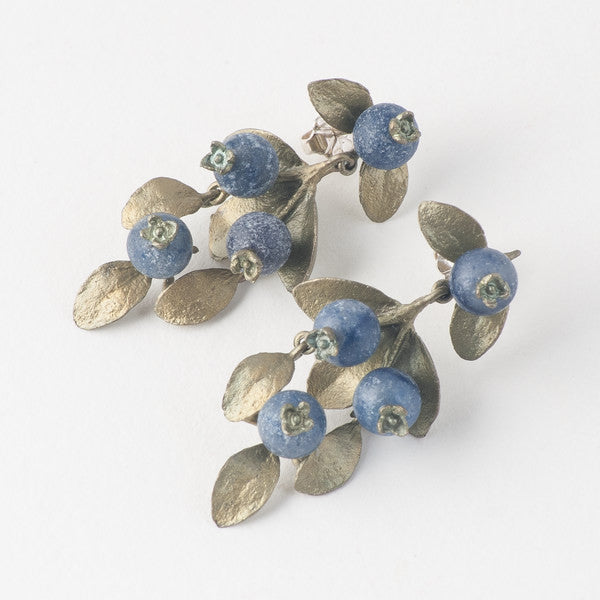 Blueberry Post Earrings