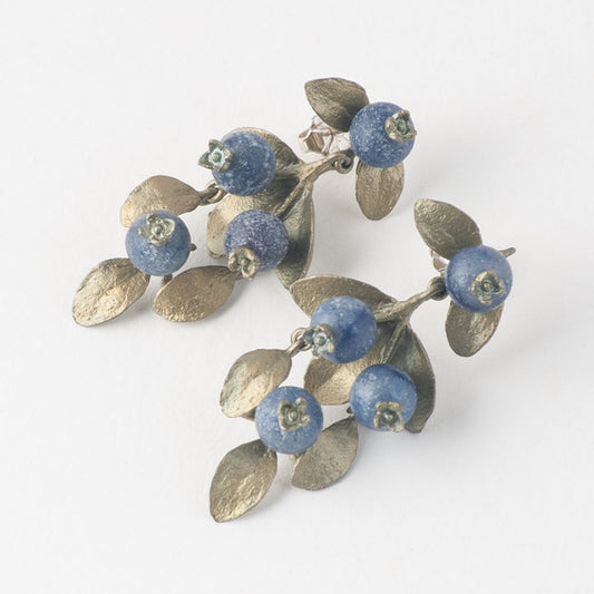 Blueberry Post Earrings