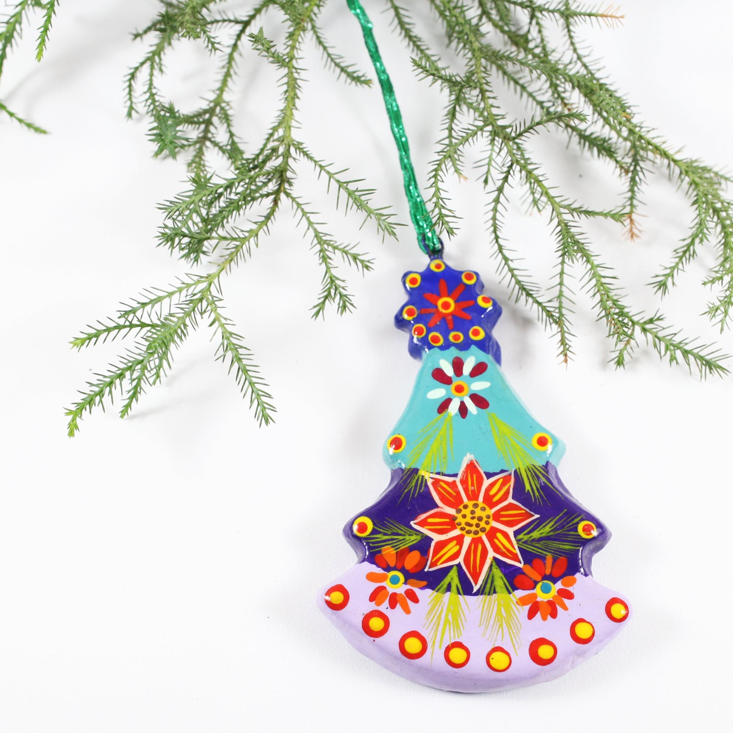 Ceramic Christmas Tree Ornament