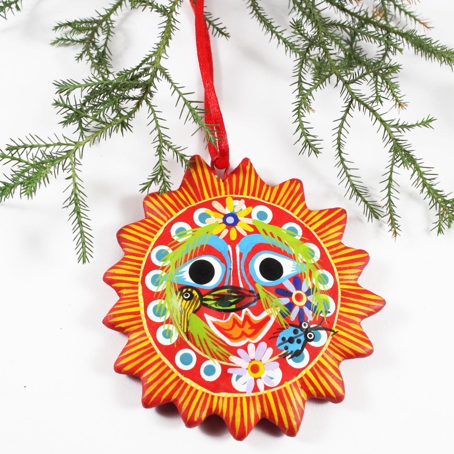 Ceramic Sun Ornament