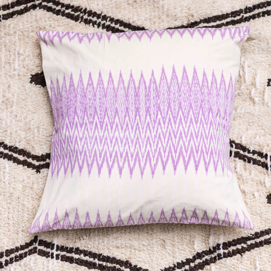 Lilac Floor Ikat Pillow Case
