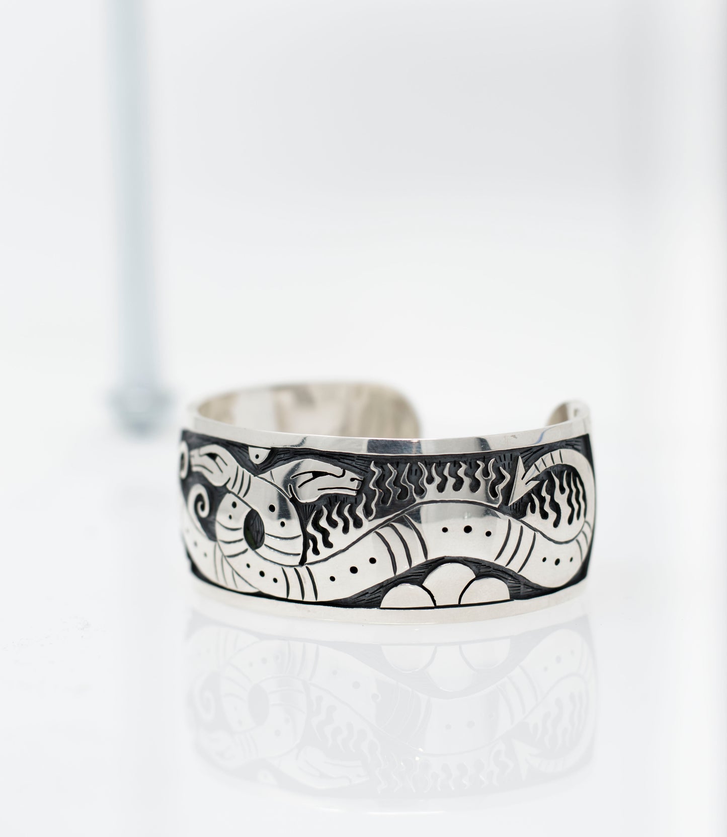 Hopi Water and Fire Snake Cuff