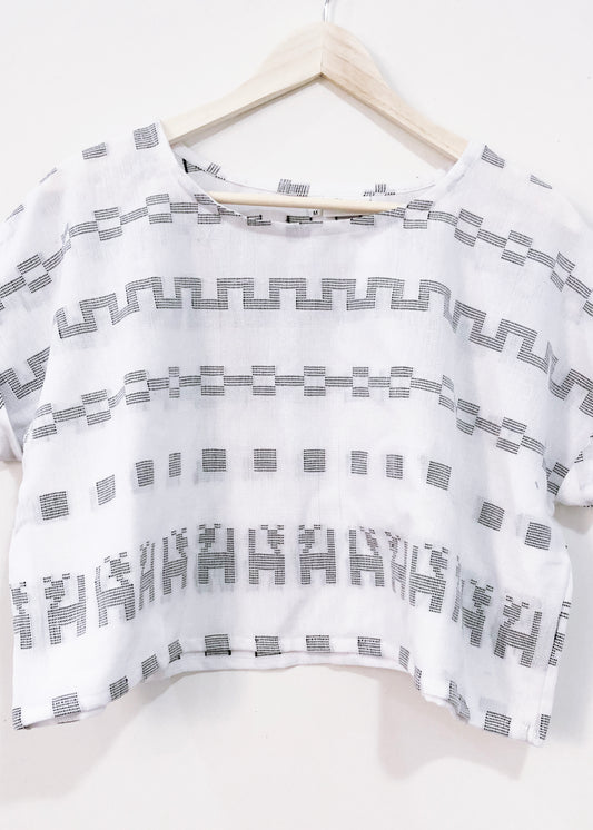 Static Coban Crop Top Black