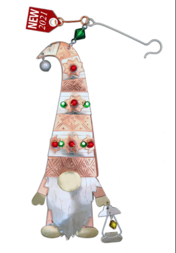 Lantern Gnome Ornament