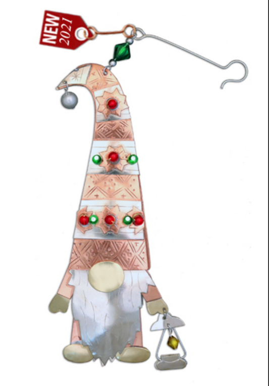Lantern Gnome Ornament