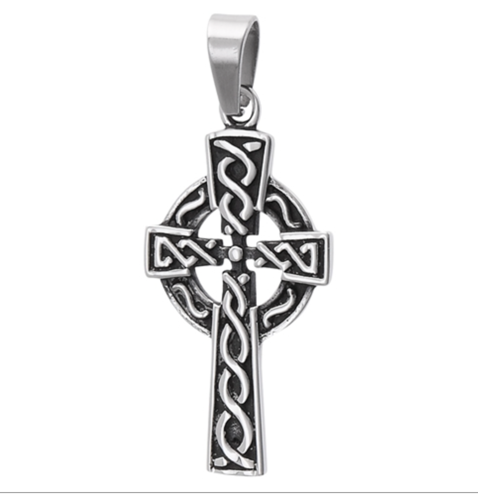 Stainless Steel Celtic Cross Pendant