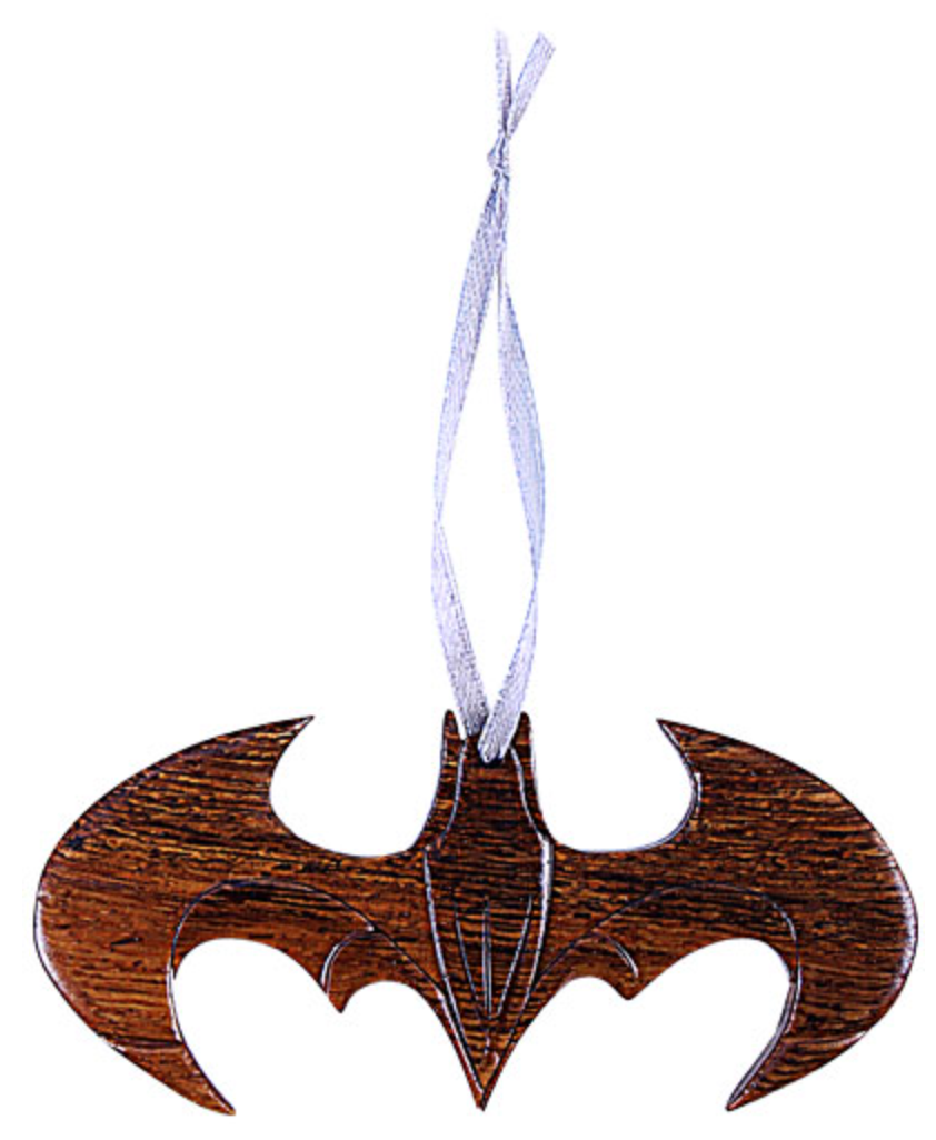 Wooden Batman Ornament