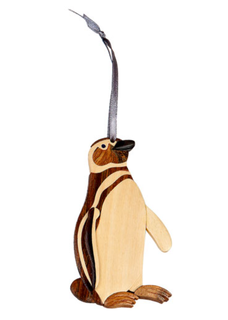 Penguin Wooden Ornament