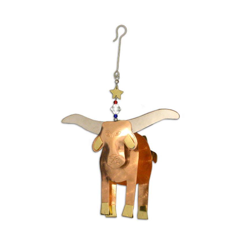 Doodle Longhorn Ornament